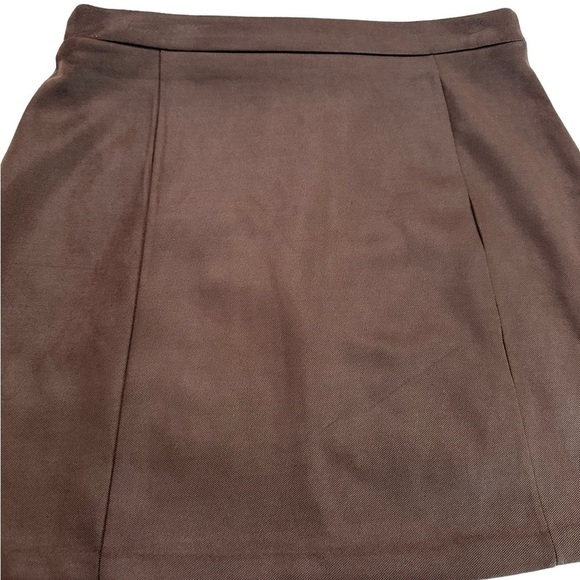 Marc New York by Andrew Marc Chocolate Brown Skirt Size Medium - Picture 13 of 14